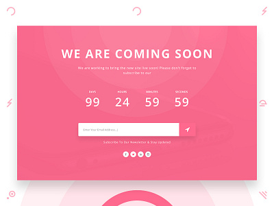 Coming Soon Landing Page coming soon landing page onepage