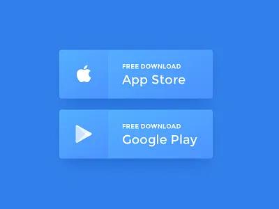 Daily UI #074 - Download App 074 app button concept dailyui download freebie google play ios ui ux web