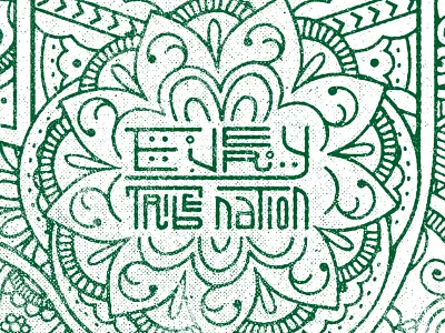 Every Tribe asia custom henna india missions typography