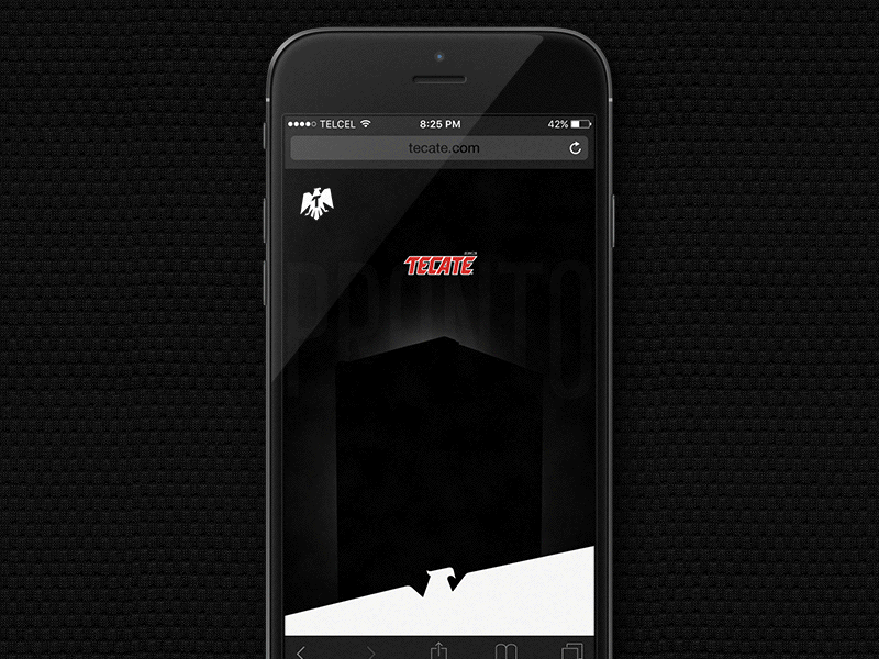 Tecate app beer design gif interaction mexico motion site ux web