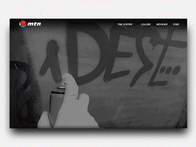 MTN Speed - Landing page concept dailyui graffiti grafitti mtn paint ui ux