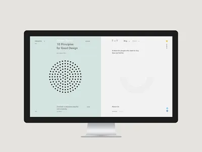F — Y desktop e commerce exploded grid minimal minimalism pure site ui ux web