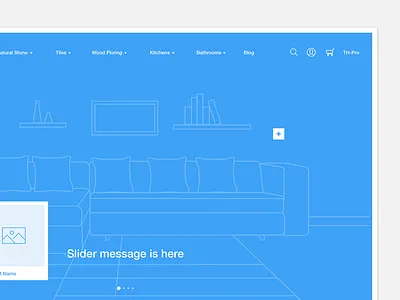 Wireframe blue experience sofa ui user ux wireframe