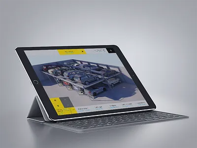 Configurator 2017 app interface tablet