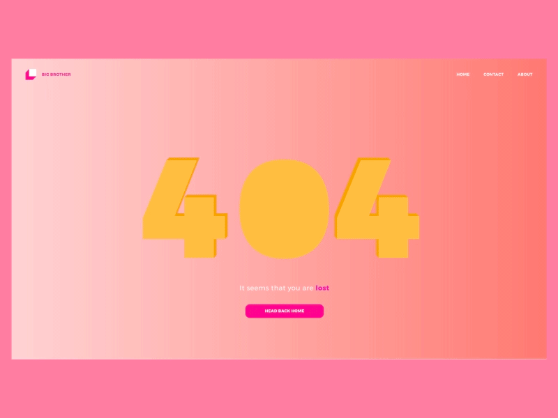 Daily UI #008 - 404 Page 404 8 daily daily ui eye interface page ui