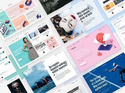 Universitet headers behance flatstudio interface news page presentation ui universitet ux