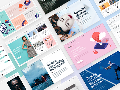Universitet headers behance flatstudio interface news page presentation ui universitet ux