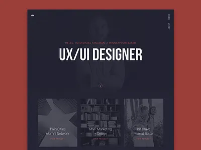Portfolio Site design portfolio ux portfolio web