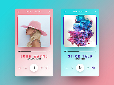 Music App android app application design drawingart ios music ui ux