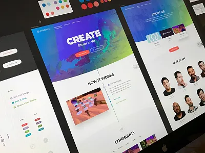 MS Website 3d community design environment how it works reality team virtual vr website