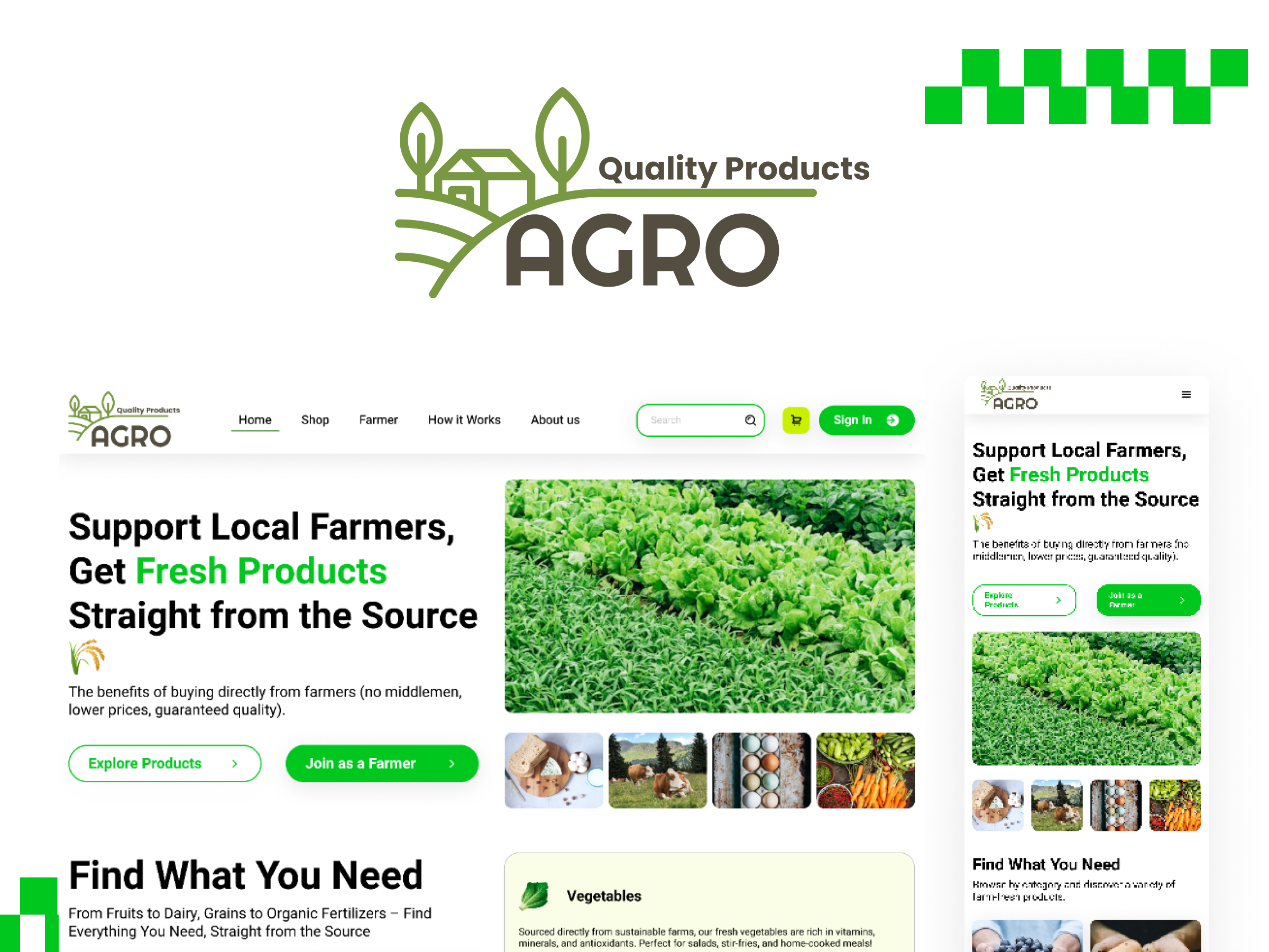 Example of Modern & Minimalist Landing Page Design