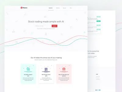 Alpaca Landing Page Design analytic boss page product trap zihad