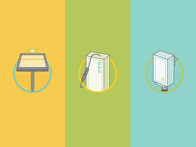 Lights.com | Icons battery colorful icon icon design icons illustration lights plug in power solar panel vector