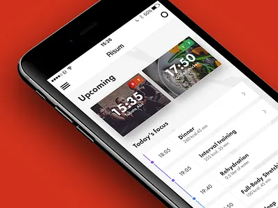 Risum - dashboard animation app dashboard diet fitness mobile sport workout