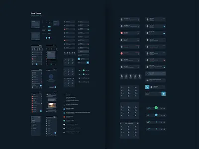 Ui Components Dark Theme