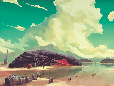 Junkers landscape sci fi