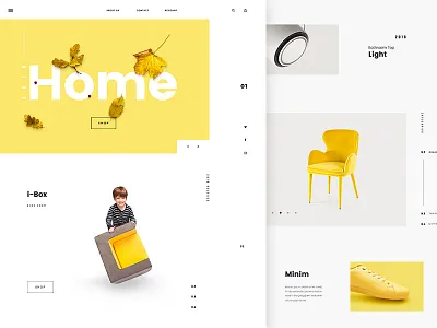 Minimalistic E-Commerce Website app clean design e commerce landing malaysia page ui ux web website