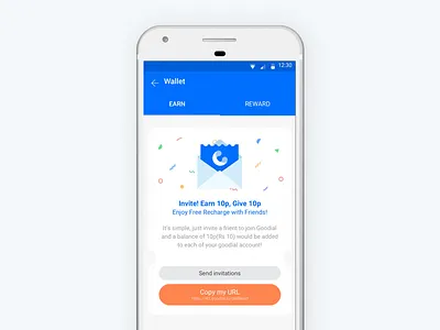 Goodial Invite page invite reward