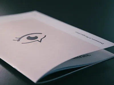 Pressures & Perspectives - Volume 1 brand creative design eye logo magazine mark mental health print