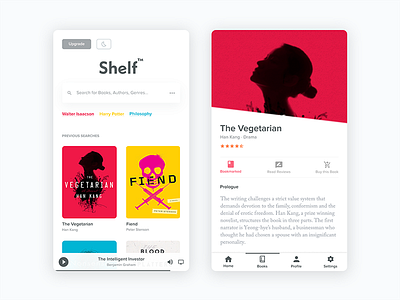 Books — iOS books clean ios minimal reading ui ux