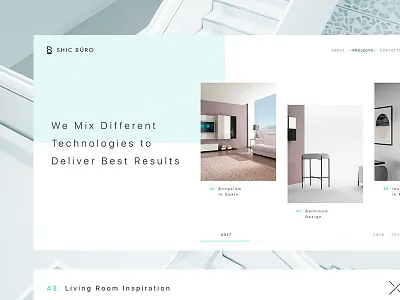 Shic Buro - Interior and Architect design bureau 2017 architect branding design interior logo modern slick ui ux website