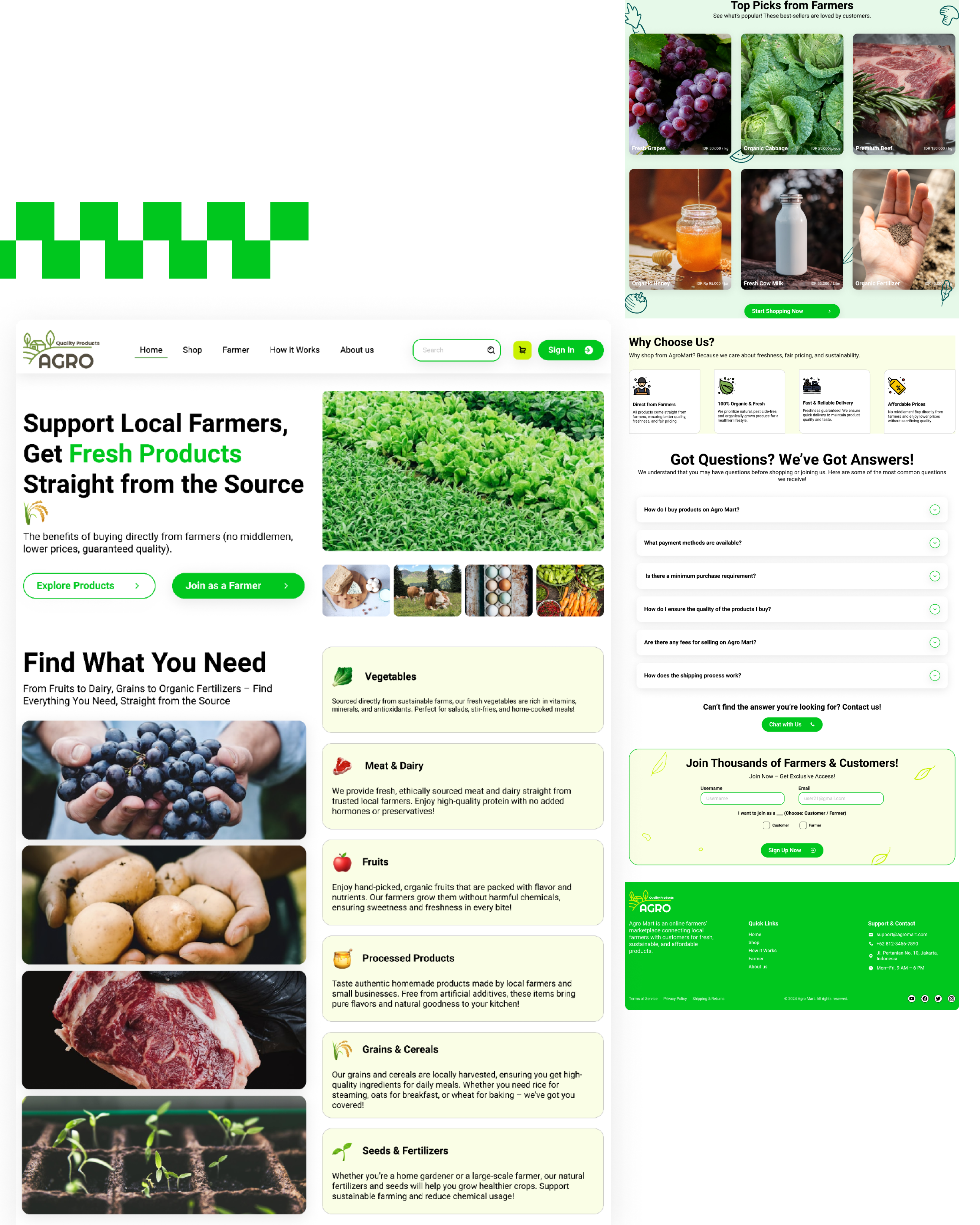 Example of Modern & Minimalist Landing Page Design