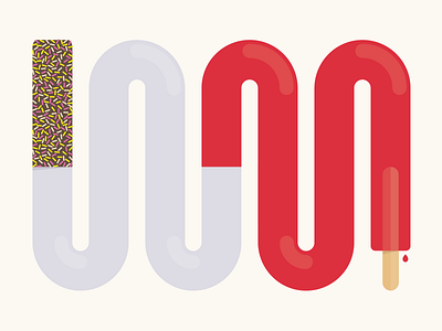 Fab drip fab fruit ice cream lollipop sprinkles stick sweet