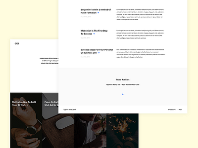 Minimal Blog Template blog minimal theme website