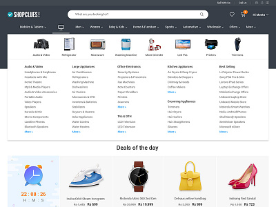 Ecommerce Menu ecommerce ecommerce menu indian ecommerce indian shopping menu online shopping shopclues top selling items in menu