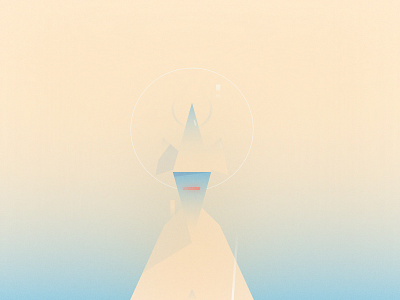 ▲ Lets Make Shapes ▲ | 21 | Triangle abstract affinity designer graphics illustration letsmakeshapes planet space visual