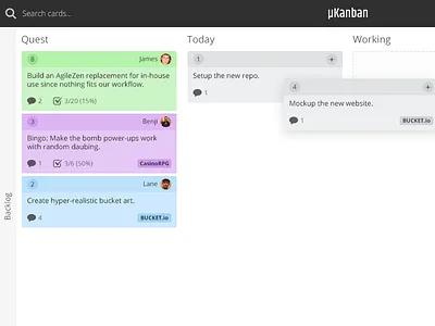 Kanban Board agile board flat kanban minimal planning