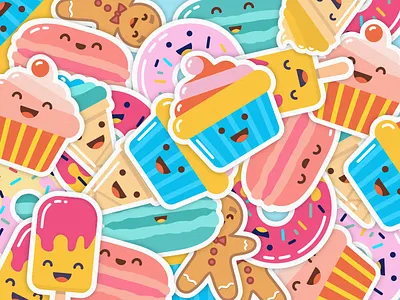 Happy April's fool day! camera cupcake cute dog donut ice cream landing macaron petcube pets stickers website