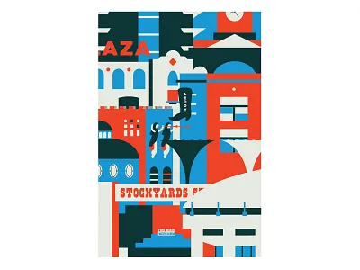 Fort Worth Print dfw fort worth fortworth illustration print texas