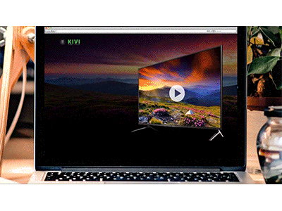 Kivi Smart Tv kivi landing promo slider tv ui ux