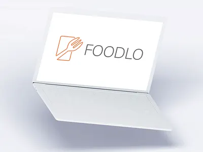 Logo for food application 3d android food fork icon illustration ios logo mac orange