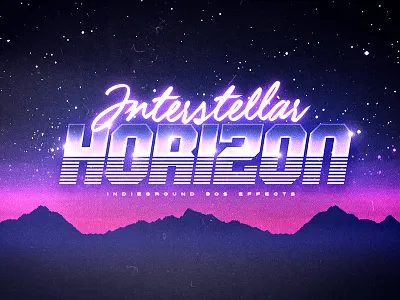 80s Retro Text Effects - No.1 1980s 80s futuristic indieground logo mockup photoshop psd retro synthwave template text effect typography vhs vintage