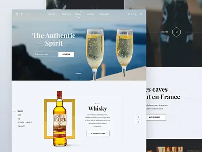 DUGAS Concept art direction concept design drink home product spirit ui ux web whisky wine