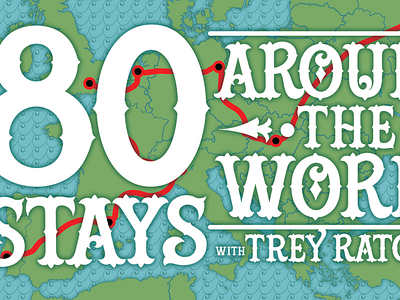 80 Stays Around the World 2d animation