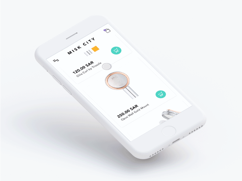 E Commerce - Product Details animation arabic cart clean e commerce flinto framer principle shop shower ui ux