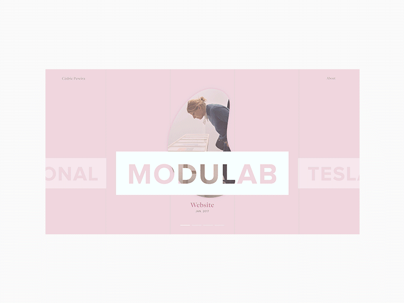 Cédric Pereira - Portfolio bubble colors gif interaction interface liquid pastel portfolio promotional smooth ui ux