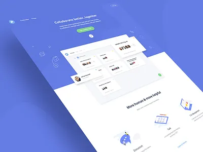 Landing Page grid icon landing page people task ui web webdesign
