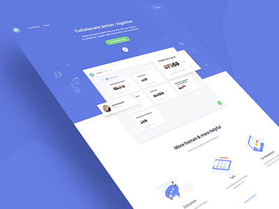 Landing Page grid icon landing page people task ui web webdesign