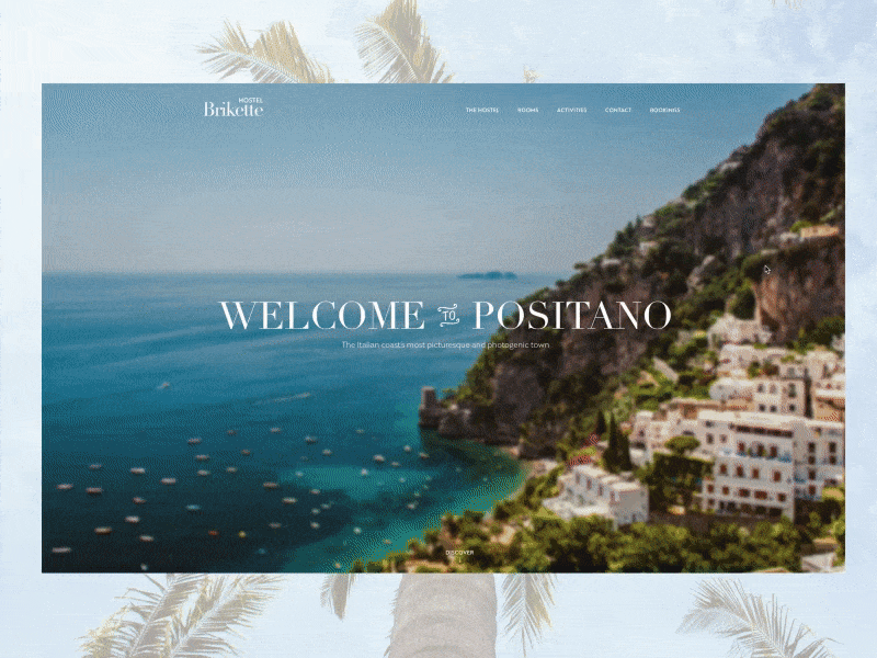 Hostel Brikette - Positano, Italy front end hostel italy positano travel ui