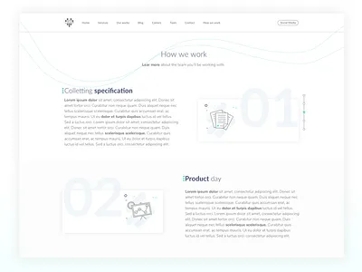 How We Work Subpage design intarface interaction ios iphone mobile mockup screen ui ux web website