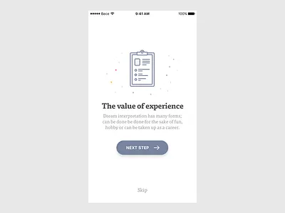 The value of Experience clean dashboard empty graphs illustration ios simple state steps ui ux