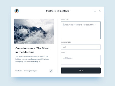 Share Extension app comment compose extension home icon notifications post profile share ui ux