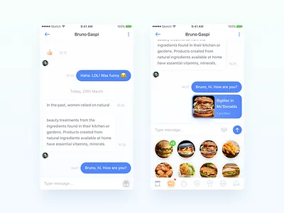 Store app. Gift Stickers Keyboard. categories e commerce fastfood gift material design mobile ui mobile ux product product list sketch store