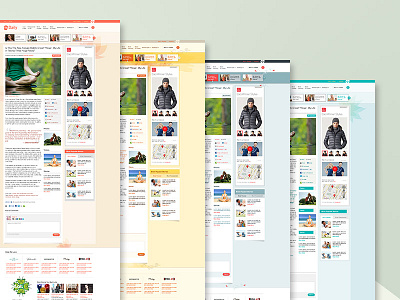 MyDaily aol blog lifestyle mydaily visual design web