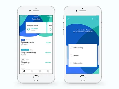 Research app app dsgn green light proposal questions researches ui ux