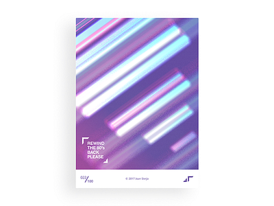 Poster Day #022 80s challenge colors design fun game minimal poster posterchallenge retro